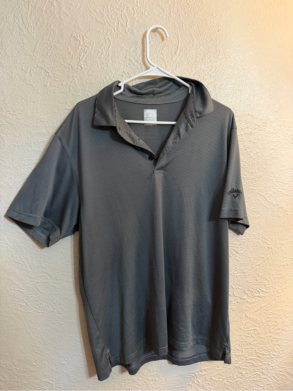 Callaway Men's Charcoal Gray Golf Polo